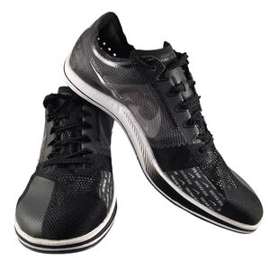 Nike Track Shoes Mens 8 Cross Country Spikes Zoom X Dragonfly Black White NWOT